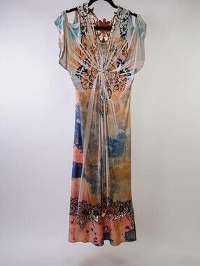 ONE WORLD Printed Boho Maxi Dress